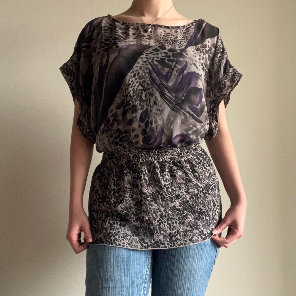 Indie Clubbing 2010s Grunge Miley Cyrus Max Azria Top Small